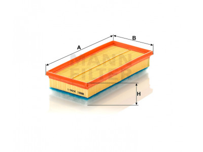 C3088/1 - Vzduchový filter MANN