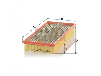 C38163/1 - Vzduchový filter MANN