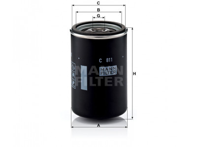 C811 - Vzduchový filter MANN