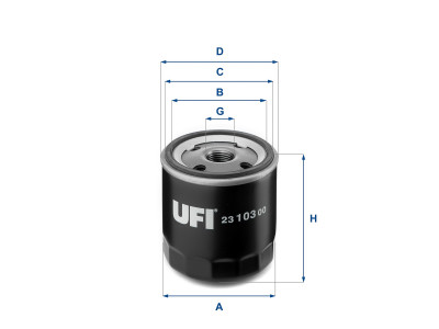 23.103.00 - Olejový filter UFI