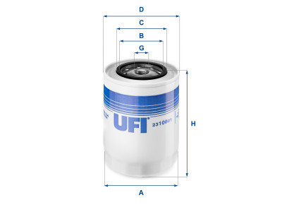 23.108.01 - Olejový filter UFI