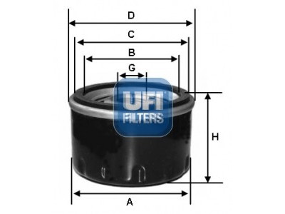 23.114.01 - Olejový filter UFI