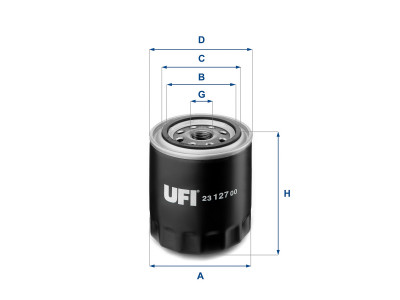 23.127.00 - Olejový filter UFI