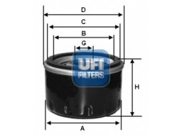 23.128.00 - Olejový filter UFI