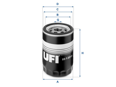 23.130.01 - Olejový filter UFI