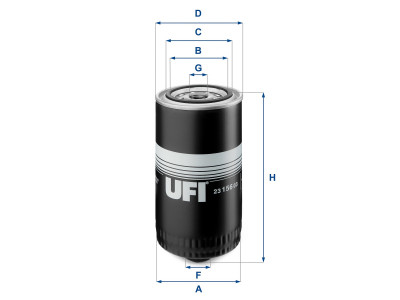 23.156.03 - Olejový filter UFI