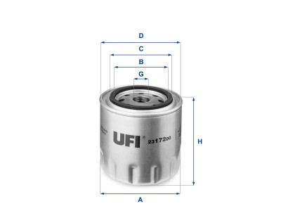 23.172.00 - Olejový filter UFI