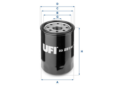 23.251.00 - Olejový filter UFI