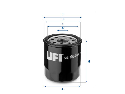 23.263.00 - Olejový filter UFI