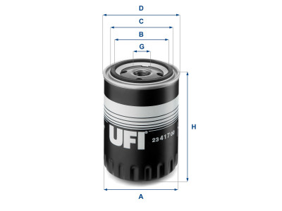 23.417.00 - Olejový filter UFI