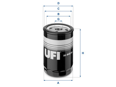 23.440.00 - Olejový filter UFI