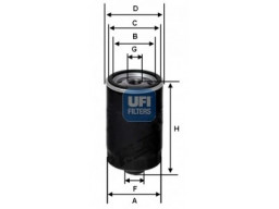 23.462.00 - Olejový filter UFI