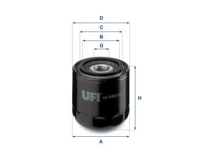 23.480.00 - Olejový filter UFI