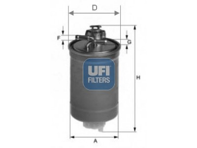 24.003.00 - Palivový filter UFI