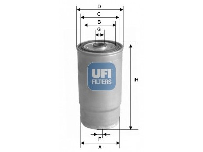 24.012.00 - Palivový filter UFI