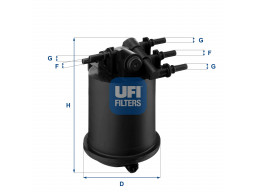 24.086.00 - Palivový filter UFI