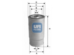 24.122.00 - Palivový filter UFI