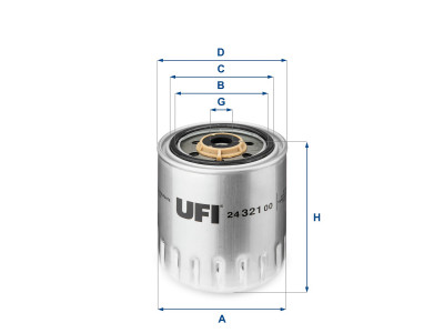24.321.00 - Palivový filter UFI