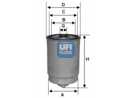 24.350.00 - Palivový filter UFI