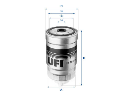 24.351.00 - Palivový filter UFI