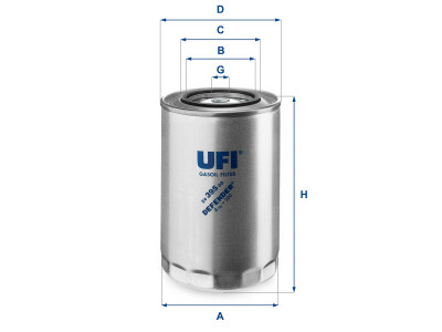 24.395.00 - Palivový filter UFI