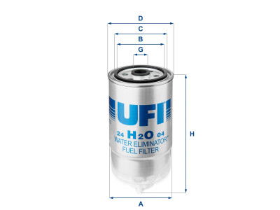 24.H2O.04 - Palivový filter UFI