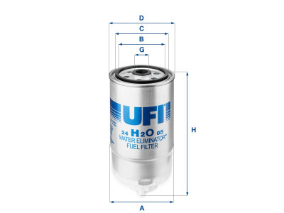 24.H2O.05 - Palivový filter UFI