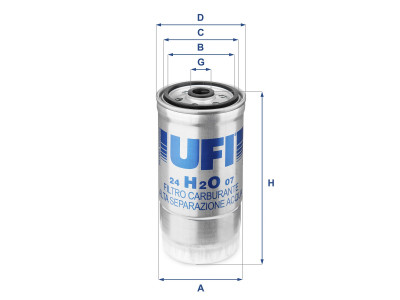 24.H2O.07 - Palivový filter UFI