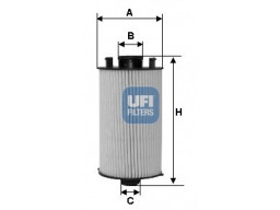 25.051.00 - Olejový filter UFI