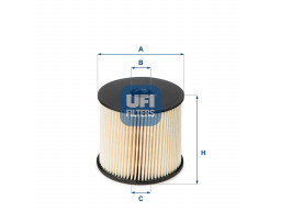 26.003.00 - Palivový filter UFI