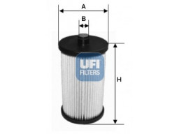 26.012.00 - Palivový filter UFI