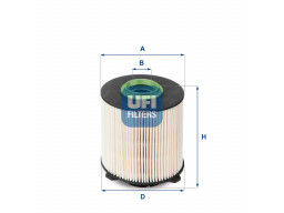 26.058.00 - Palivový filter UFI