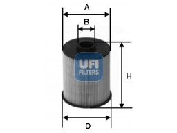 26.077.00 - Palivový filter UFI