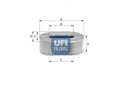 27.071.01 - Vzduchový filter UFI
