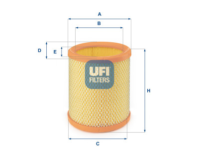 27.196.00 - Vzduchový filter UFI