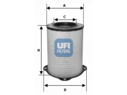 27.285.00 - Vzduchový filter UFI