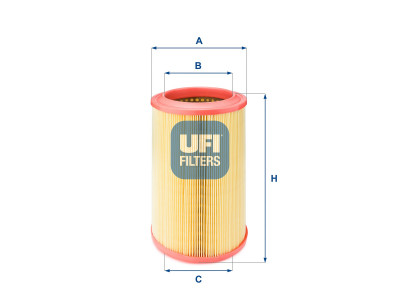 27.366.00 - Vzduchový filter UFI