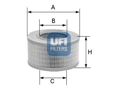 30.807.00 - Vzduchový filter UFI