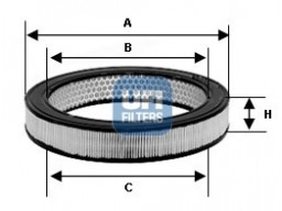 30.843.01 - Vzduchový filter UFI