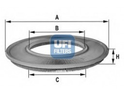 30.847.00 - Vzduchový filter UFI