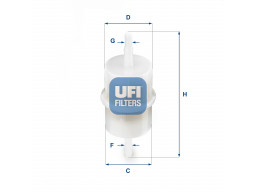 31.001.00 - Palivový filter UFI