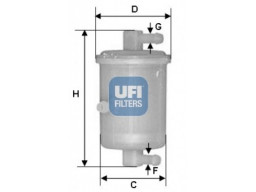 31.017.01 - Palivový filter UFI
