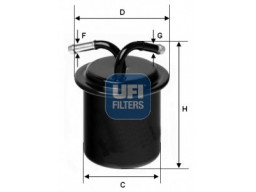 31.541.00 - Palivový filter UFI