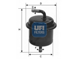 31.543.00 - Palivový filter UFI