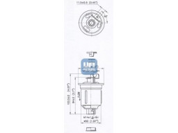 31.586.00 - Palivový filter UFI
