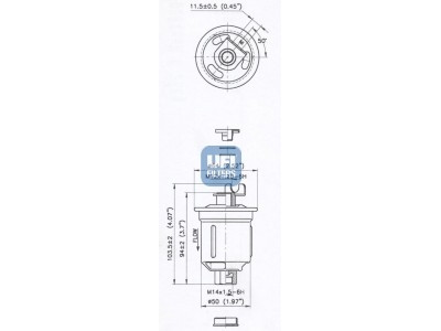 31.586.00 - Palivový filter UFI