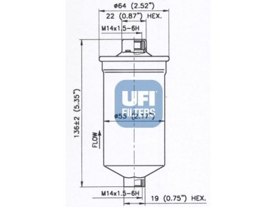 31.770.00 - Palivový filter UFI