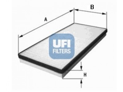 53.054.00 - Kabínový filter UFI (s aktívnym uhlím)