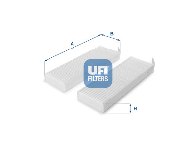 53.154.00 - Kabínový filter UFI (s aktívnym uhlím)