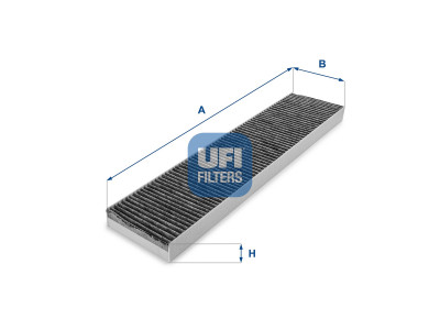 54.118.00 - Kabínový filter UFI (s aktívnym uhlím)